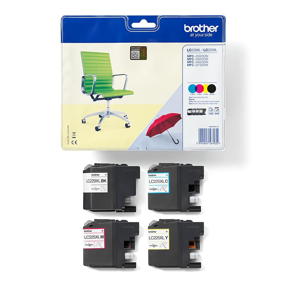 Original Brother LC-229XL Value Pack 3